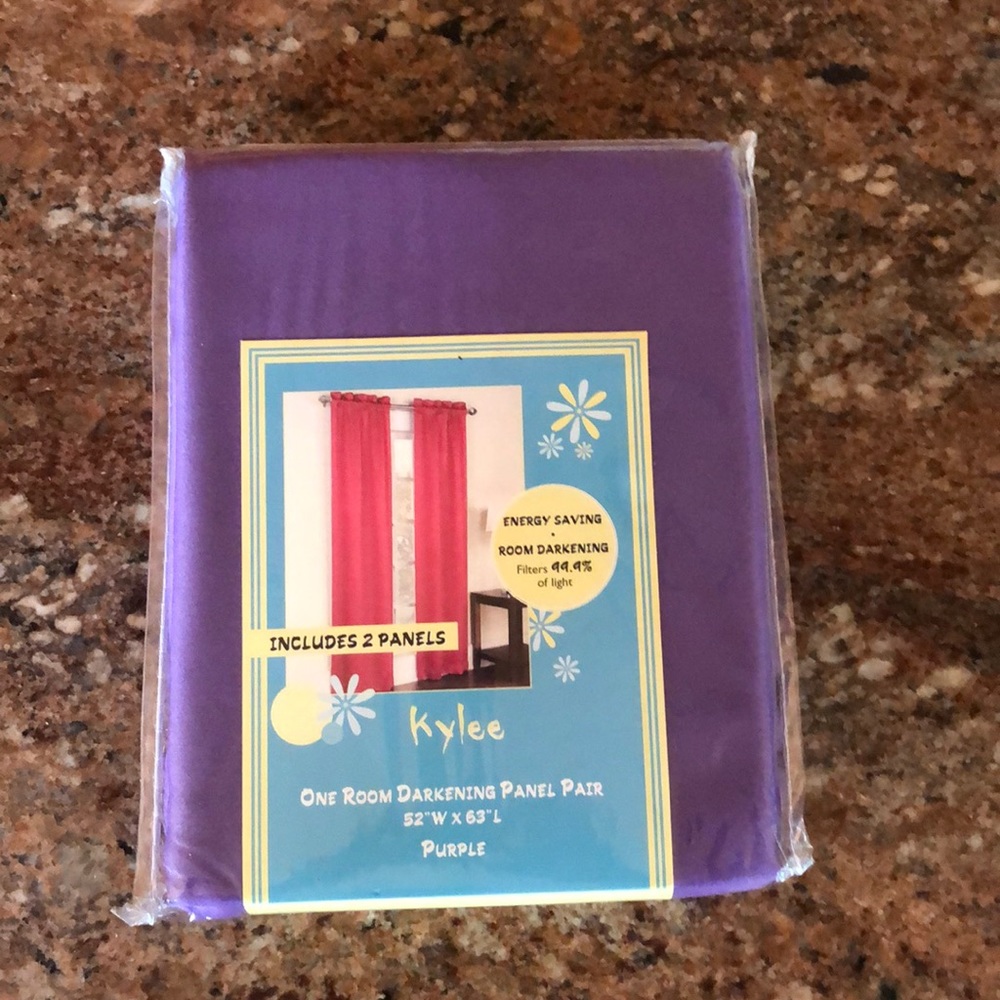 New Room Darkening Panel Pair